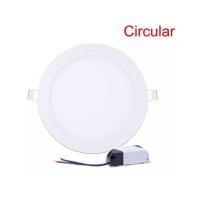 ราคา Super LED โคมไฟฝังฝ้า LED ติดเพดาน ดาวน์ไลท์ กลม/เหลี่ยม สว่างประหยัด ถนอมสายตา แบบกลม-Round,12W Warm White (12486460)