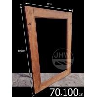 ราคา ๋JHW บานหน้าต่างไม้สัก ขนาด 70x90cm บานเฟรม 1ช่อง หนา 1.1/4นิ้ว(ประมาณ3ซม) ไม้เนื้อแข็ง สต็อกเก่าไม้ไม่ยืดไม่หด ไม้ (12501261)