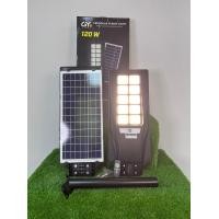 ราคา GYlight สว่างที่สูงสุด 18ชั่วโมง โคมไฟโซล่าเซลล์ 120วัตต์ โคมไฟถนน ไฟถนนพลังงานแสงอาทิตย์ Warmwhite แสงเหลือง (10482612)