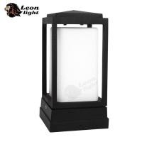 ราคา Leon Light โคมไฟหัวเสา E27 แก้วนม สีดำ 10x10x20 cm. โมเดิร์น (10553214)