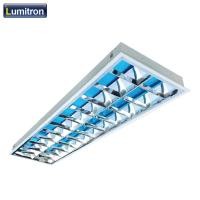 ราคา LUMITRON โคมฟลูออเรสเซนต์ตะแกรงเงินเงา ฝังฝ้า 2x28W T5 รุ่น ก.30ซม. ย.120ซม. สีขาว หนา0.6มม. รุ่น สีขาว 2x28W LRT-M-DBP-12C-228 (10542077)