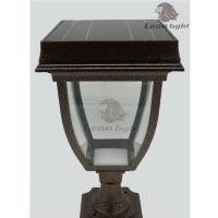 ราคา Leon Light โคมไฟหัวเสา โซลาร์เซลล์ LED 20x34 cm. สีดำ (10556686)