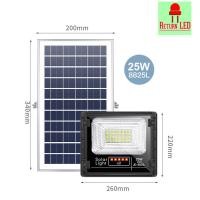 ราคา ReturnLED โคมไฟโซล่าเซลล์ 25w JDของแท้100% ไฟโซล่าเซลล์ JD 8825L (10760492)