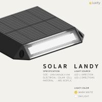 ราคา LUXITY ไฟผนังและพื้น Solar Landy - Floor Light สีดำ Warm White (10897090)