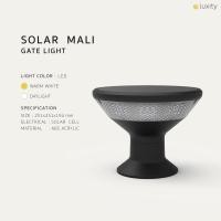 ราคา Solar Mali - Gate light ไฟประตู ไฟหัวเสา สีดำ Warm White (10897049)