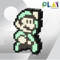 ราคา Play Project โคมไฟ Pixel Pals : Super Mario Bros - Luigi 3 I Light Up ไฟตกแต่งห้อง normal (12215031)