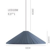 ราคา Light About (CL038C) - โคมไฟแขวนเพดานเรซิ่น - W42xH13.4 cm Blue (12477297)