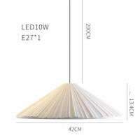 ราคา Light About (CL038C) - โคมไฟแขวนเพดานเรซิ่น - W42xH13.4 cm White (12477295)