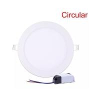ราคา Super LED โคมไฟฝังฝ้า LED ติดเพดาน ดาวน์ไลท์ กลม/เหลี่ยม สว่างประหยัด ถนอมสายตา White แบบกลม-Round,9W (12528414)
