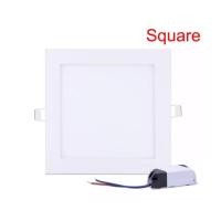 ราคา Super LED โคมไฟฝังฝ้า LED ติดเพดาน ดาวน์ไลท์ กลม/เหลี่ยม สว่างประหยัด ถนอมสายตา แบบเหลี่ยม-Square,12W White (12528411)