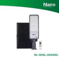 ราคา NANO Solar Street Light โคมไฟถนนโซล่าเซลล์ + ชุดแขนติดตั้ง (พร้อมรีโมท) 100W, 200W, 300W (1 ชิ้น/กล่อง) รุ่น NL-SOSL-WDL 300W (12588151)