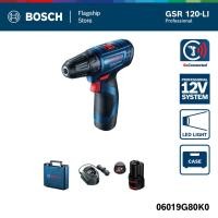 ราคา BOSCH สว่านไร้สาย 12 V รุ่น GSR 120 LI Gen 3 พร้อมแบต 1.5 Ah 2 ก้อน Drill Drivers Blue (12623717)