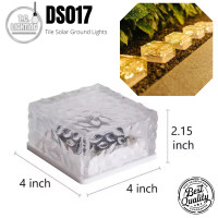 ราคา TC ไฟคริสตัลติดพื้นโซล่าเซลล์ ไฟติดทางเดิน ไฟโซล่าเซลล์ รุ่น DS017 Tile Solar Ground lights คุณภาพดี ทนทาน ติดตั้งง่าย (12580008)
