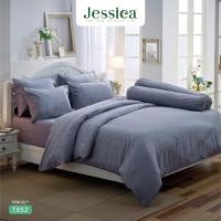 ราคา Jessica เครื่องนอน ลายขายดี Tencel 500 เส้นด้าย T852 ผ้าปู 6 ฟุต ไม่นวม (12424758)