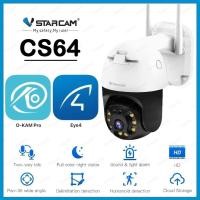 ราคา VSTARCAM CS64 / CS664 WiFi กล้องวงจรปิดไร้สาย ความละเอียด 3MP (1296P) ภาพสี มี Ai + ตรวจจับคนและสัญญาณเตือน Outdoor SanDisk 64GB CS64 (12472842)
