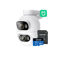 ราคา IMILAB EC6 Dual Pro 3K กล้องวงจรปิด 2 เลนส์ กันน้ำ กันฝุ่น IP66 รองรับแอปฯ Mi Home + SD 256GB (12506075)