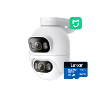 ราคา IMILAB EC6 Dual Pro 3K กล้องวงจรปิด 2 เลนส์ กันน้ำ กันฝุ่น IP66 รองรับแอปฯ Mi Home + SD 32GB (12506072)