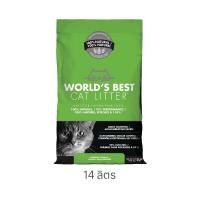 ราคา World's Best Cat Litter Original Unscented ทรายแมว สูตร ออริจินอล ถุงสีเขียว 14 ลิตร (12521177)