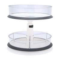 ราคา Index Living Mall กล่องอเนกประสงค์แบบหมุน รุ่นคารอสเซิล สีใสโปร่ง (12434482)