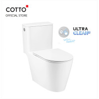 Cotto สุขภัณฑ์ชิ้นเดียวแบบโบกสัมผัสเซ็นเซอร์ 4.5 ลิตร รุ่น Simply Connect Touchless C103357