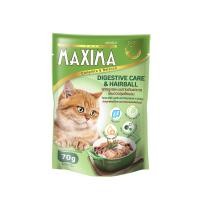 ราคา MAXIMA Cat Wet Food Premium Grade 70g อาหารเปียกแมว ทางเดินอาหาร (เขียว) (12217930)