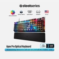 ราคา SteelSeries Apex Pro Optical Gaming Keyboard คีย์บอร์ดเกมมิ่ง ปุ่มออปติคอล ปรับระยะการกดได้ #Qoomart (12383005)