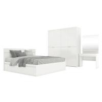 ราคา Index Living Mall Official Store ชุดห้องนอน รุ่นบลัง พื้นเตียง 2 ลิ้นชัก สีขาว ขนาด 6 ฟุต (10829324)