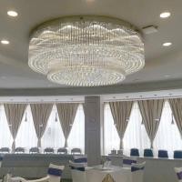 ราคา Light Studio โคมไฟคริสตัล โคมไฟเพดาน รหัสสินค้า LA12 ทรงกลม D80*H40cm.2ชั้น (10723646)