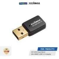 ราคา EDIMAX (EW-7822UTC) AC1200 Dual-Band MU-MIMO USB 3.0 Adapter เราเตอร์ (10770699)