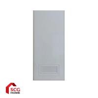 ราคา UNIX ประตู PVC Super รุ่น L2 แบบเกล็ด ขนาด 70x180 และ 70x200 ซม. ไม่เจาะลูกบิด 70X180 ซม. เทา (12574168)