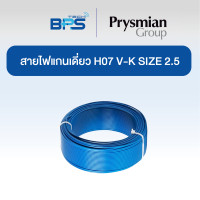 ราคา Prysmian สายคอนโทรล / สายไฟแกนเดี่ยว H07 V-K SIZE 2.5 MM2 สีฟ้าอ่อน (100เมตร) (12609017)