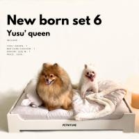 ราคา PETNITURE Set new born for pet ของขวัญ น้องหมา น้องแมว เตียงนอนสัตว์เลี้ยงเพื่อสุขภาพ gift box for pet pet bed Yusu +Onigiri' เรียบ,สีชมพู Pink (12383901)