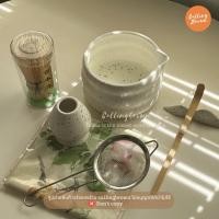ราคา callingbrown [พร้อมส่ง] Home cafe เซ็ท มัทฉะ ถ้วยชงมัทฉะ อุปกรณ์ชงมัทฉะญี่ปุ่น ที่ชงชา ถ้วยชงชา เซ็ท มัทฉะ ขาว-Full (12495751)