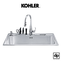 ราคา KOHLER อ่างล้างจานสแตนเลส 1 หลุม รุ่น Toccata สีสแตนเลส (12461664)
