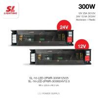 ราคา SL LIGHTING | LED Power Supply หม้อแปลงไฟเส้น,ไฟริ้บบิ้น,ไฟหลืบ 12V และ 24V - 120W, 200W, 300W 24V 300W (12563903)