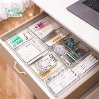 ราคา FUDONAR กล่องจัดระเบียบ เก็บของในลิ้นชัก กล่องเก็บอุปกรณ์เครื่องเขียน เก็บเครื่องสำอางค์ กล่องแบ่งช่อง B (12575203)