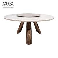 ราคา Chic Republic หน้าโต๊ะแบบหมุนได้ทรงกลม รุ่น MURANO/80,MARBLE ROUND LAZY SUSAN เทาอ่อน (12244230)