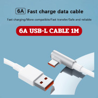 ราคา XIAOMI สายชาร์จแท้ สำหรับรุ่น 120W 90W 67W 33W USB TYPE C 13T PRO XIAOMI 14T PRO ความยาว 1 เมตร มาตรฐาน สาย 6A L-TYPE C (12576335)