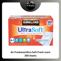 ราคา (Kirkland Signature®) Ultra Soft Fresh scent 250 sheets เคิร์กแลนด์ ซิกเนเจอร์ แผ่นอบผ้า ลดรอยยับ กลิ่นหอมสดชื่น (12674882)