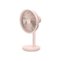 ราคา AISOLOVE F5 Desktop Fan พัดลมตั้งโต๊ะไร้สาย, แบตเตอรี่ 4000mAh, ใช้งานยาวนานสูงสุด 12 ชั่วโมง Pink (12667450)