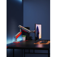 ราคา NB G70 RGB 32"-60" High-End Monitor Arm-Gaming ขาตั้งจอคอม ขายึดจอคอม แขนจับจอ Monitor แขนจับจอคอม(*ไม่รวมจอ) (12642624)