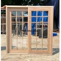 ราคา Phattara Wood หน้าต่างบานเลื่อนไม้เนื้อแข็ง กรอบกระจก ระแนงญี่ปุ่น หน้าต่าง+กระจกใส5มิล (12661820)