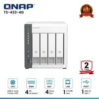 ราคา Qnap TS-433-4G 4-Bay Nas อุปกรณ์จัดเก็บข้อมูลบนเครือข่าย Normal (12653633)