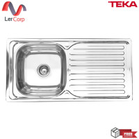 ราคา (Teka) ซิงค์1หลุม1พัก VIVA S100 1B1D ฟรี ก๊อกน้ำเย็น (12670509)