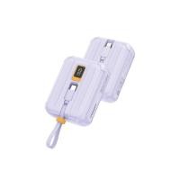 ราคา PISEN Power Tiny 30W 10000mAh พร้อมสายชาร์จคู่ ม่วง 10000 (12670457)