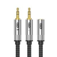 ราคา ERTK Gaming Headphone Adapter แจ็คแปลงหูฟังมีไมค์ให้รองรับ PC, Notebook แบบ 2 ช่อง ประกันศูนย์ไทย Headphone Adapter (12670979)