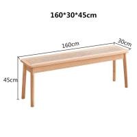 ราคา MY DOLLS HOUSE ม้านั่งไม้ รุ่นลี LEE BENCH ไม้แท้ แต่งด้วยหวายสาน สีไม้ NATURAL WOOD 160 CM. (12670985)