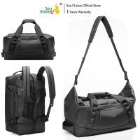 ราคา SeaChoice กระเป๋าเป้สะพายหลัง กระเป๋าเป้สะพายข้าง กระเป๋าถือ สะพายข้างสำหรับธุรกิจ โรงเรียน เป้สะพายหลังสำหรับกิจกรรม สีดำ (12668434)