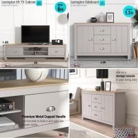 ราคา Tomato Home ชุดชั้นวางทีวีและตู้เก็บของ Lexington 2pc set | ราคาส่งในกทมและปริมณฑลเท่านั้น | ชั้นทีวีมินิมอล ตู้มินิมอล LEX2ชิ้นB-TVSBเทา (12654419)