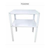 ราคา psahome ชั้นวางของ 2 ชั้น ชั้นวางเหล็ก แข็งแรง โต๊ะข้างเตียง ขาว (12674459)